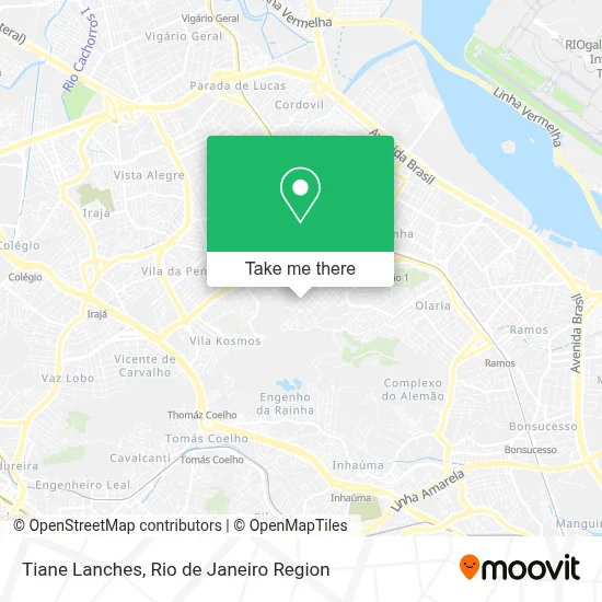 Tiane Lanches map