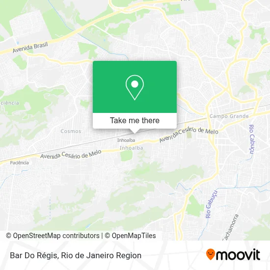 Bar Do Régis map