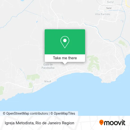 Igreja Metodista map