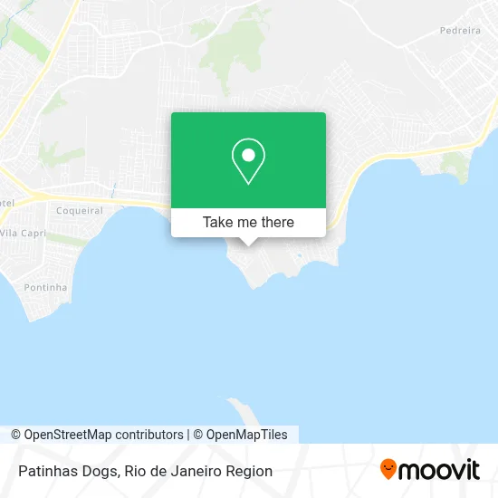 Patinhas Dogs map