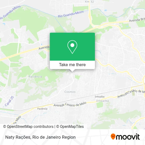 Naty Rações map