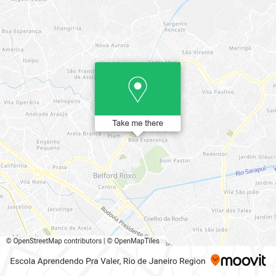 Escola Aprendendo Pra Valer map