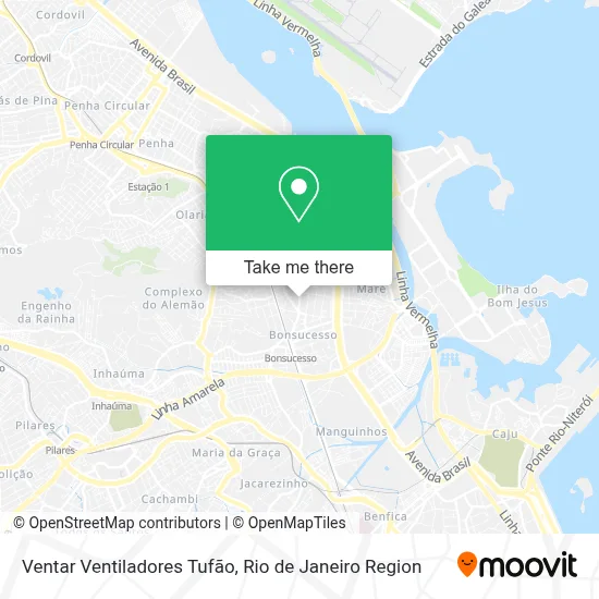 Ventar Ventiladores Tufão map