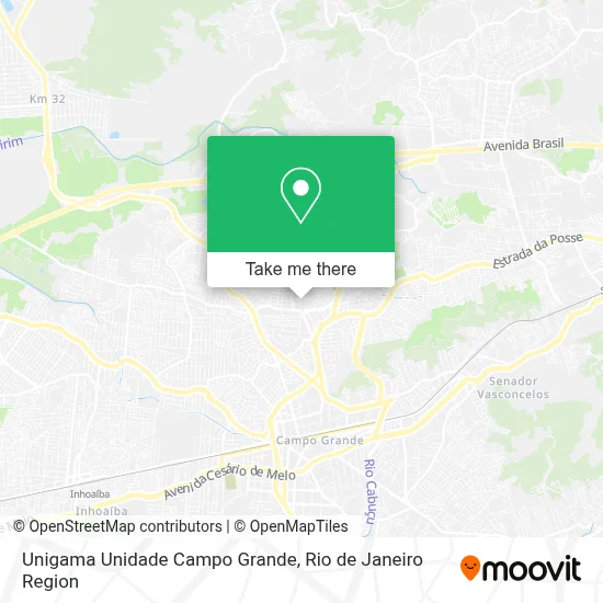 Unigama Unidade Campo Grande map