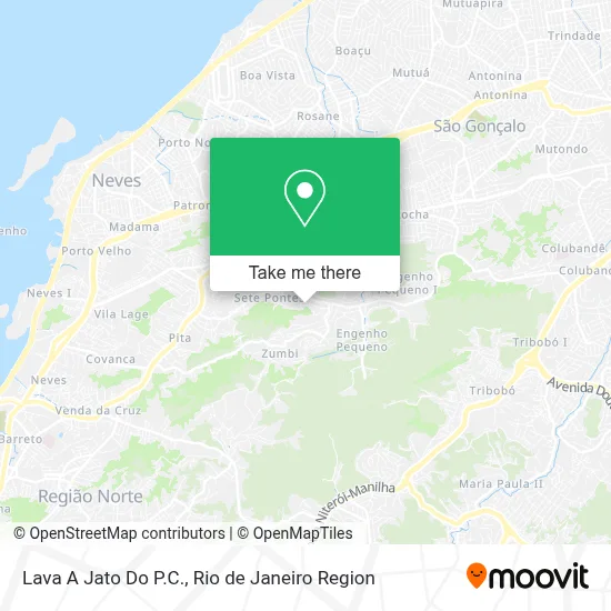 Lava A Jato Do P.C. map