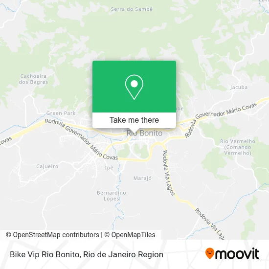 Bike Vip Rio Bonito map