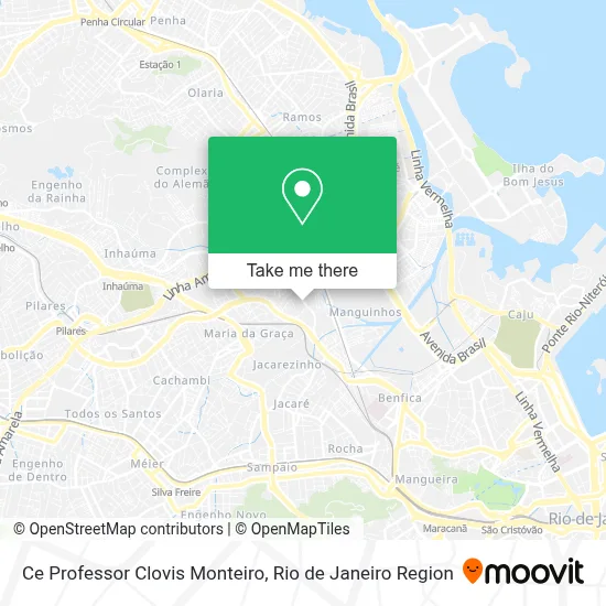 Ce Professor Clovis Monteiro map