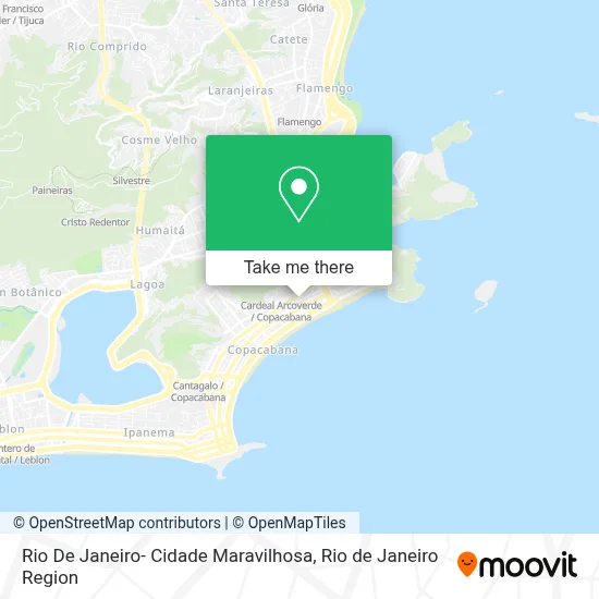 Rio De Janeiro- Cidade Maravilhosa map