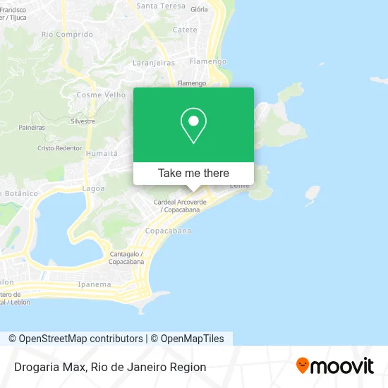 Drogaria Max map