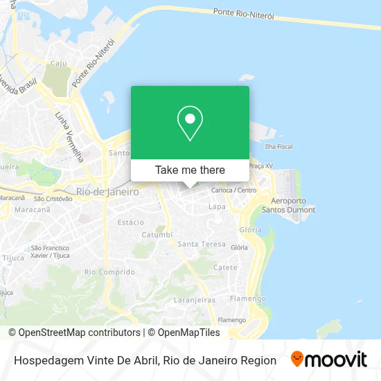 Hospedagem Vinte De Abril map
