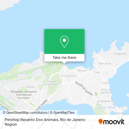 Petshop Recanto Dos Animais map