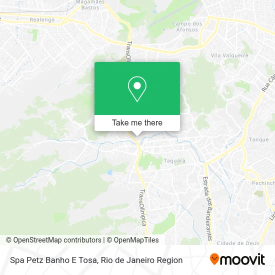 Spa Petz Banho E Tosa map