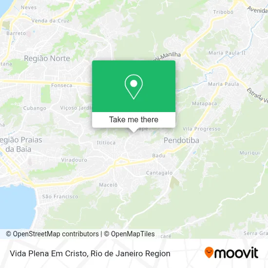 Vida Plena Em Cristo map