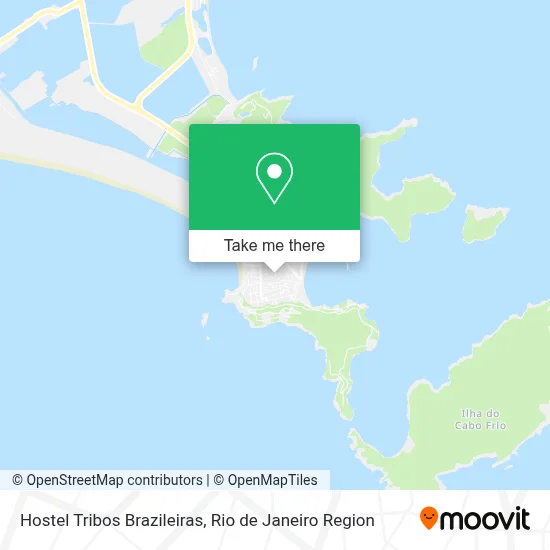 Hostel Tribos Brazileiras map