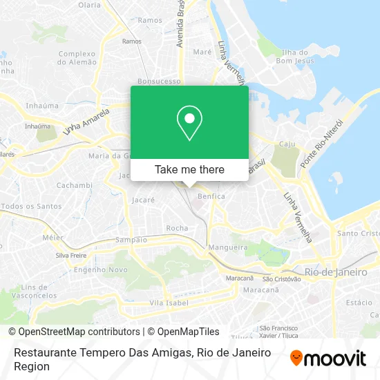 Restaurante Tempero Das Amigas map