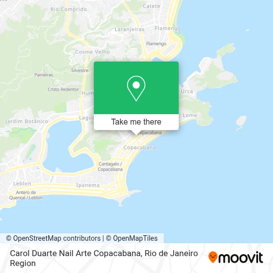 Carol Duarte Nail Arte Copacabana map