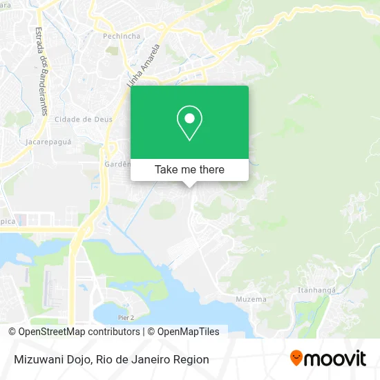 Mizuwani Dojo map