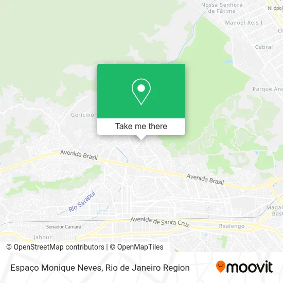 Espaço Monique Neves map