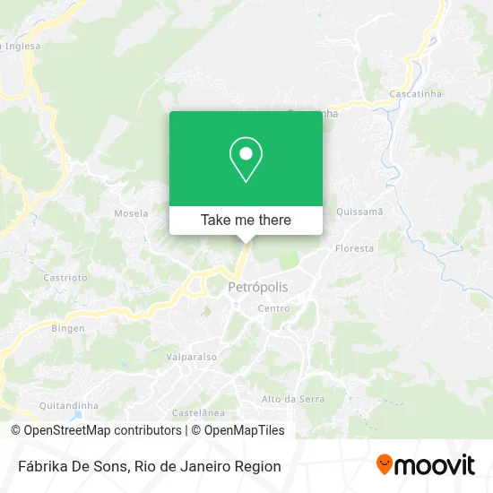 Fábrika De Sons map
