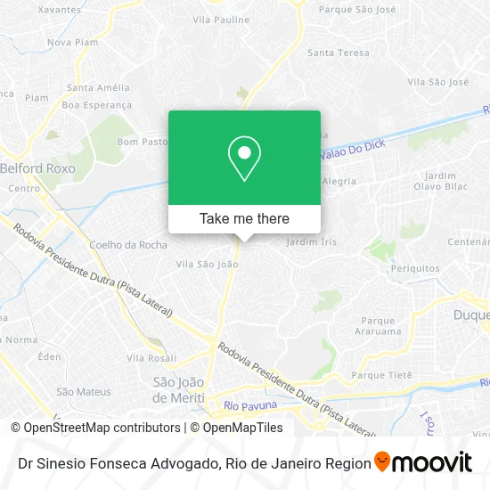 Dr Sinesio Fonseca Advogado map