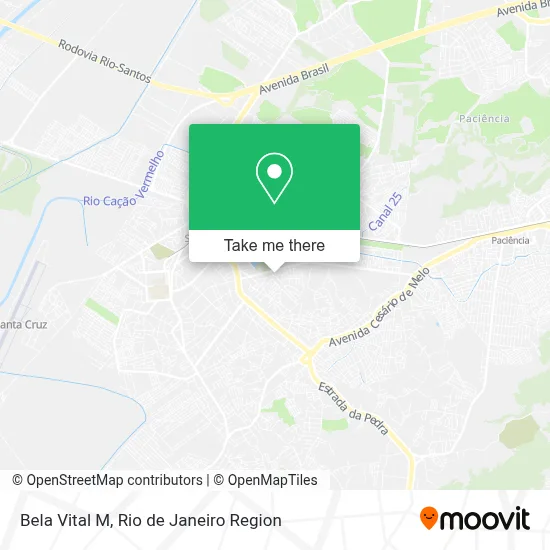 Bela Vital M map