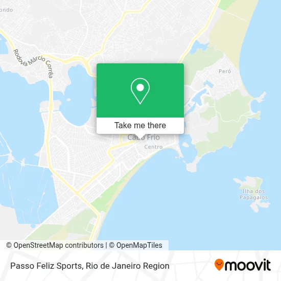 Passo Feliz Sports map