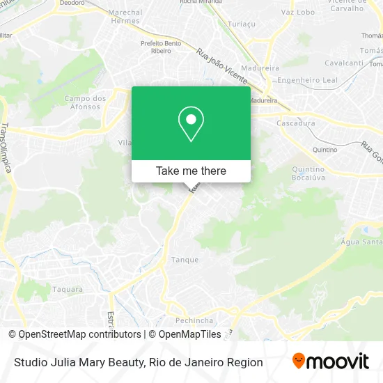 Studio Julia Mary Beauty map