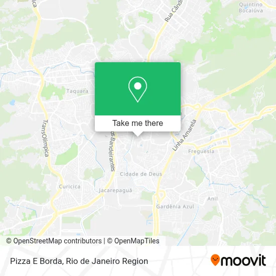 Pizza E Borda map