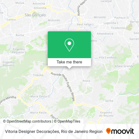 Vitoria Designer Decorações map