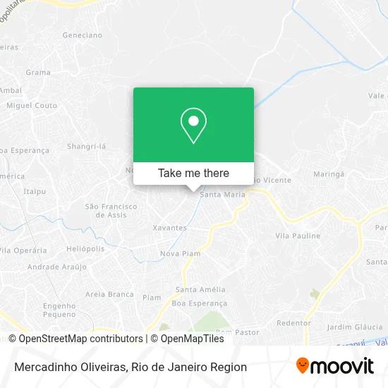 Mercadinho Oliveiras map