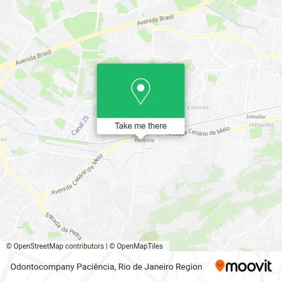 Odontocompany Paciência map
