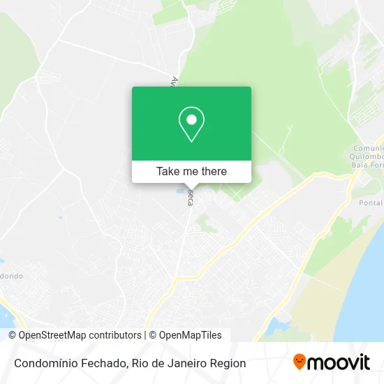 Condomínio Fechado map