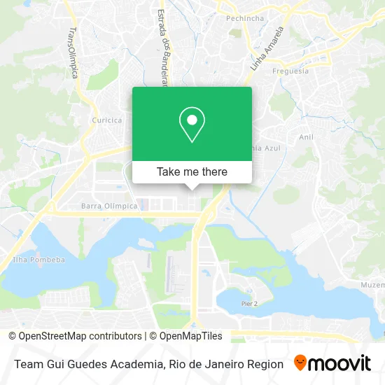 Team Gui Guedes Academia map