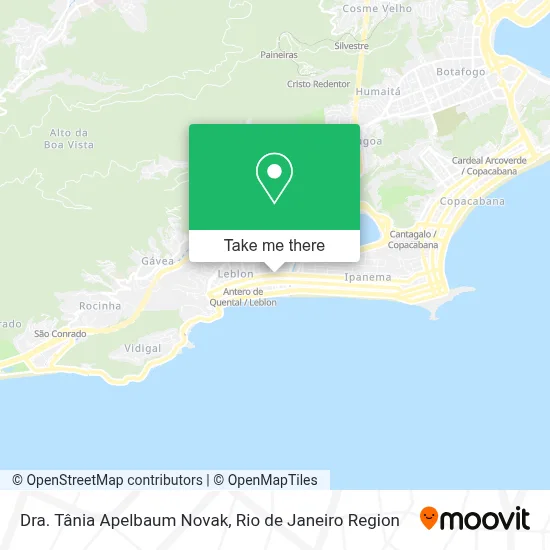 Dra. Tânia Apelbaum Novak map