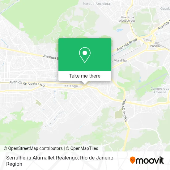 Serralheria Alumallet Realengo map