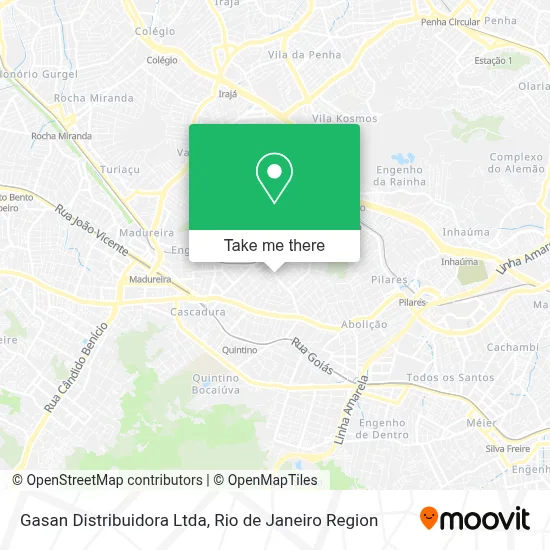 Gasan Distribuidora Ltda map