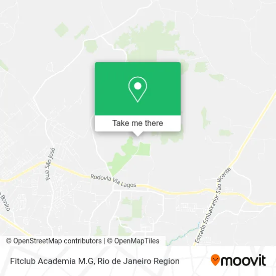Fitclub Academia M.G map