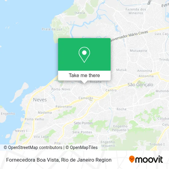 Fornecedora Boa Vista map