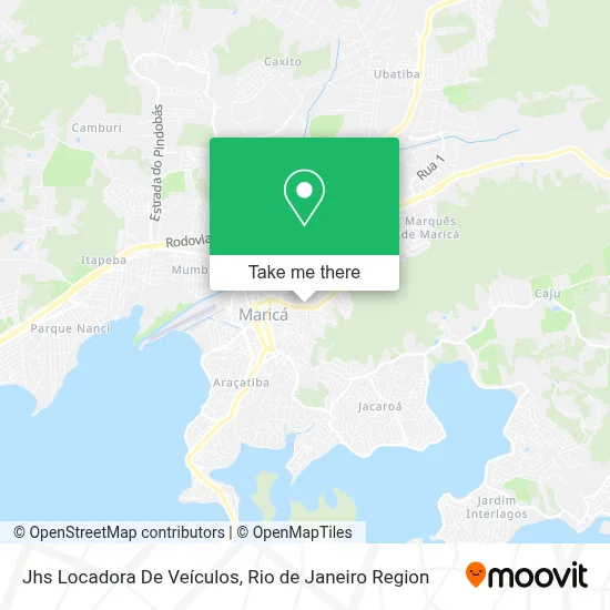 Jhs Locadora De Veículos map
