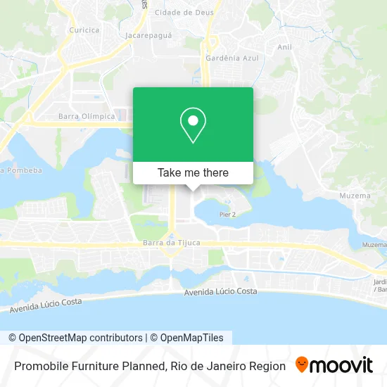 Promobile Furniture Planned map