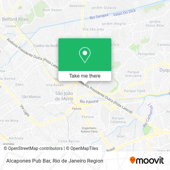 Alcapones Pub Bar map