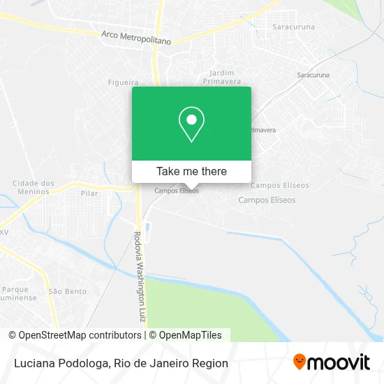 Luciana Podologa map