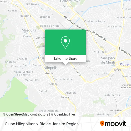 Clube Nilopolitano map