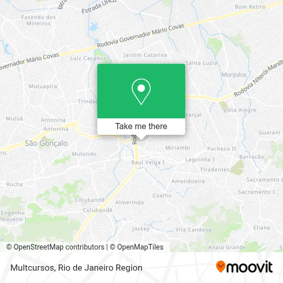 Multcursos map
