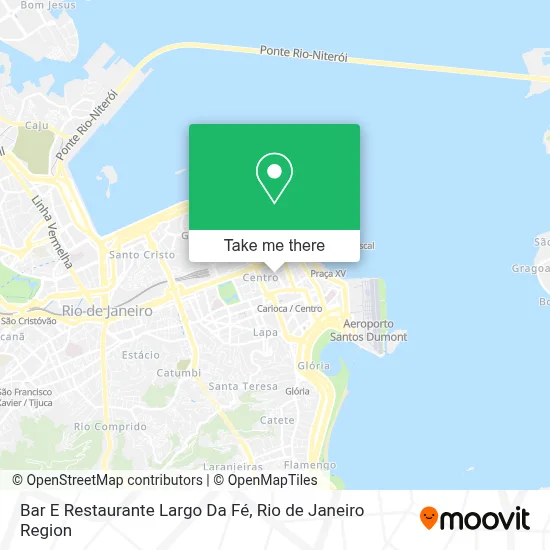 Bar E Restaurante Largo Da Fé map