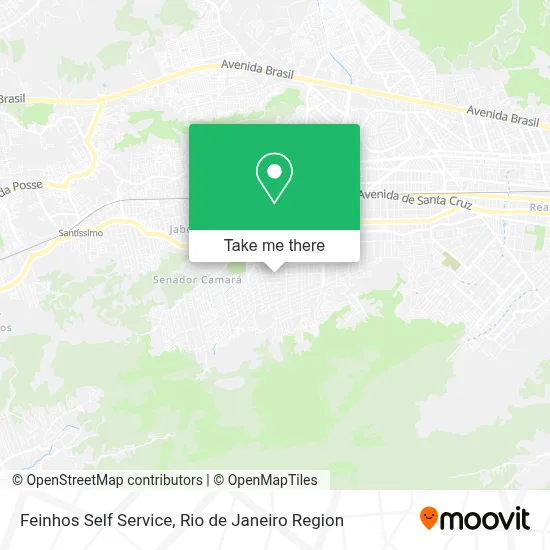 Feinhos Self Service map