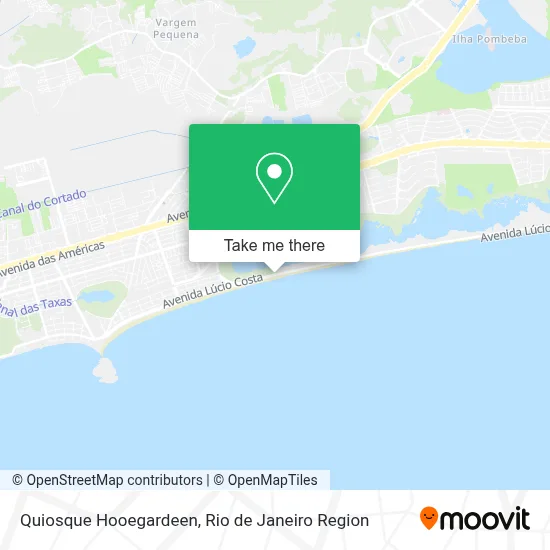 Quiosque Hooegardeen map