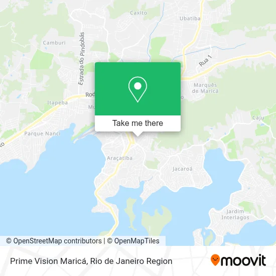 Prime Vision Maricá map