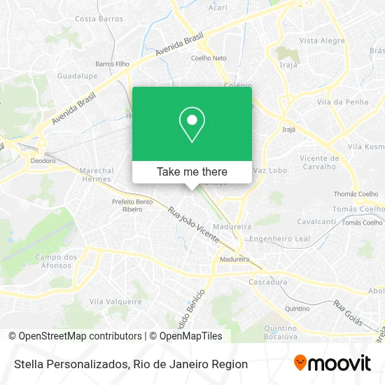 Stella Personalizados map