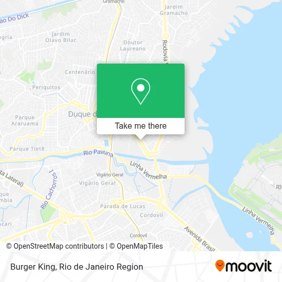 Burger King map